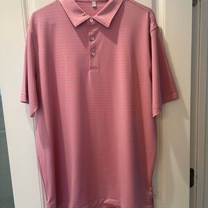 Peter Millar Pink Polo Shirt